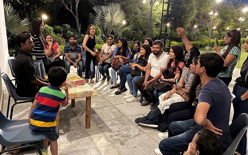 A group day outing at Rangmanch Farms