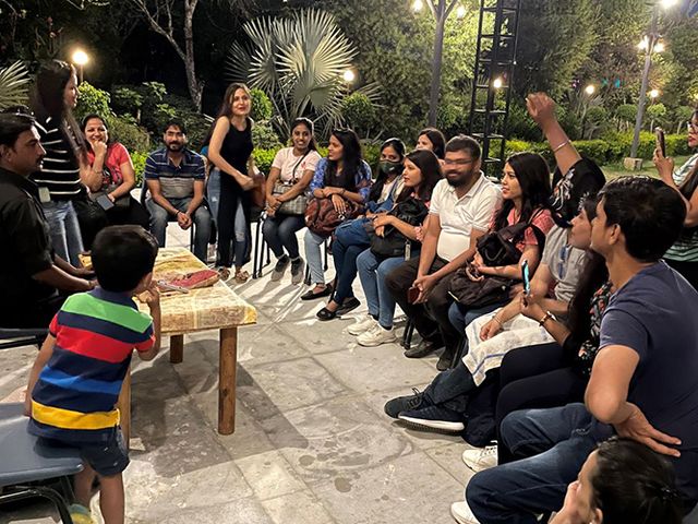 A group day outing at Rangmanch Farms