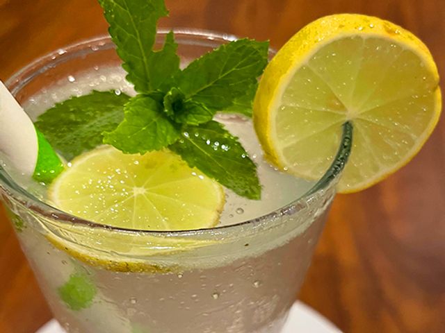 A welcome drink at Rangmanch Farms