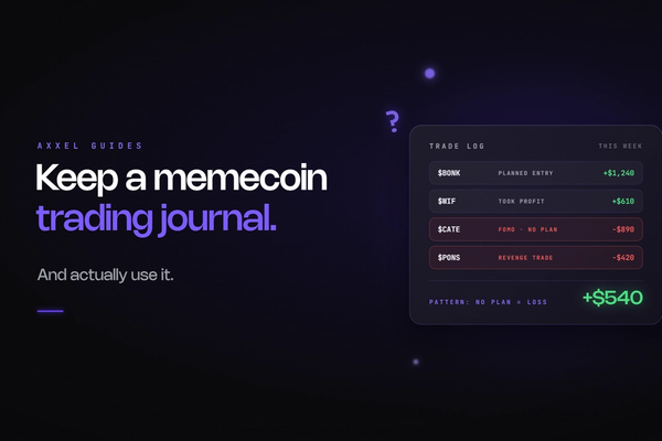 How to Keep a Memecoin Trading Journal (and Actually Use It)