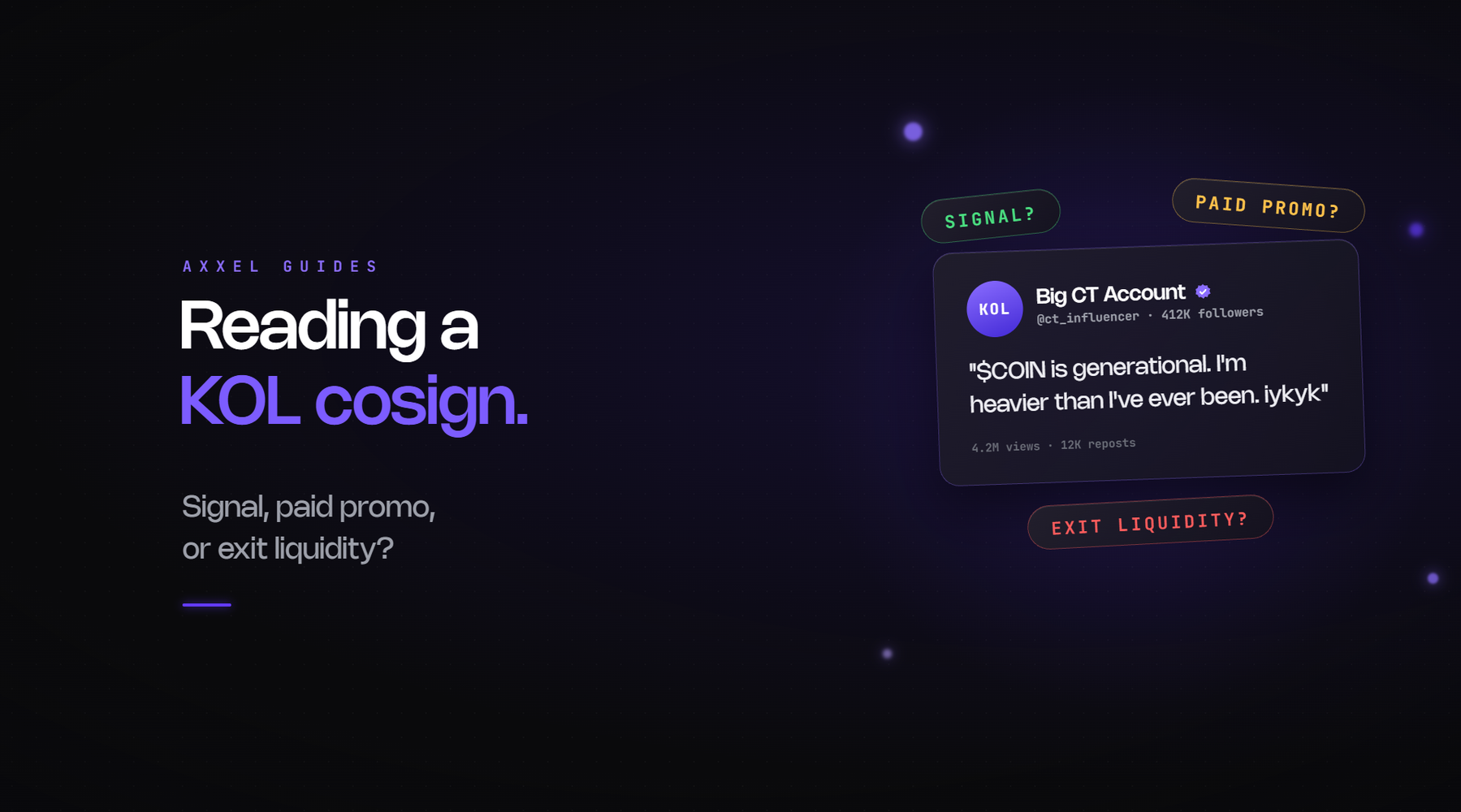 Guide to evaluating KOL cosigns and influencer calls on memecoins
