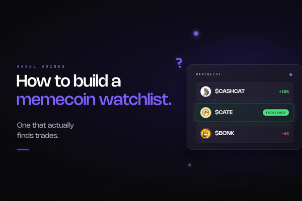 How to Build a Memecoin Watchlist That Actually Finds Trades