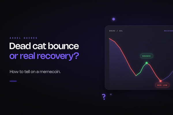 Dead Cat Bounce or Real Recovery? How to Tell on a Memecoin