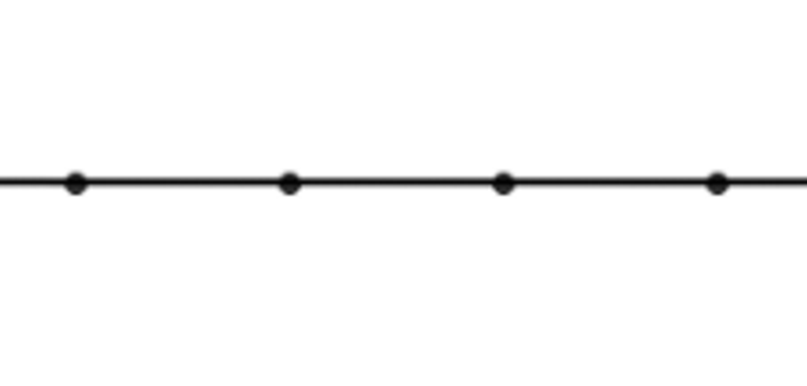 A 1-dimensional space, doesn’t get more simple than this!