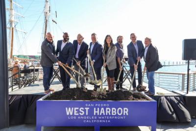 Sun, blue skies, celebrations greet groundbreaking for San Pedro’s new waterfront