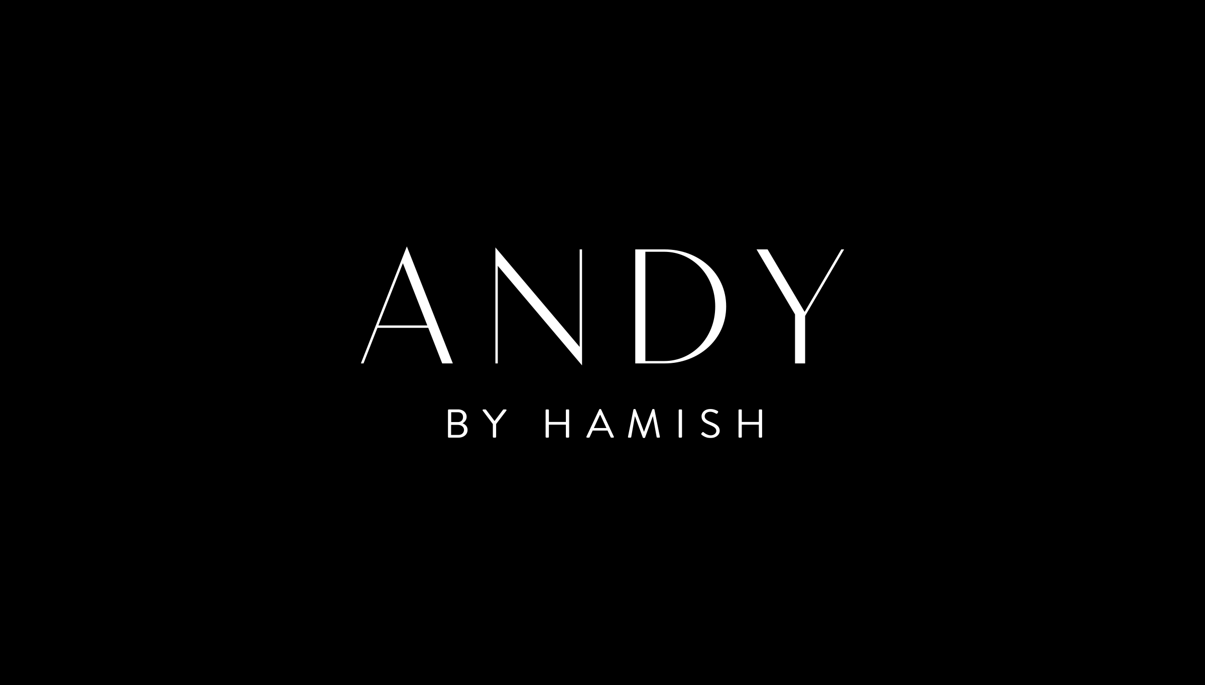 Andy by Hamish Date Of Birth Design Branding