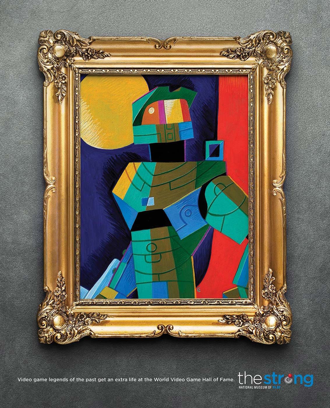 Painting of Master Chief from Halo