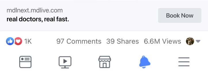 "Don't go down the digital rabbit hole, go to MDLIVE. From nagging to urgent, we have board-certified doctors ready to help."