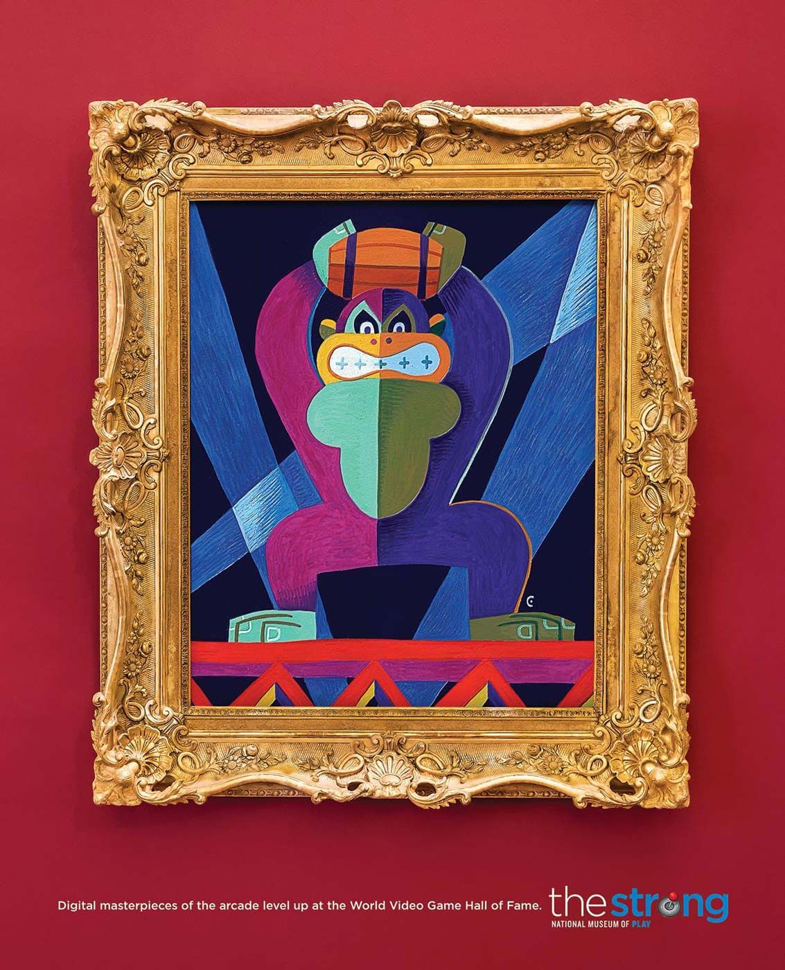 Painting of Donkey Kong