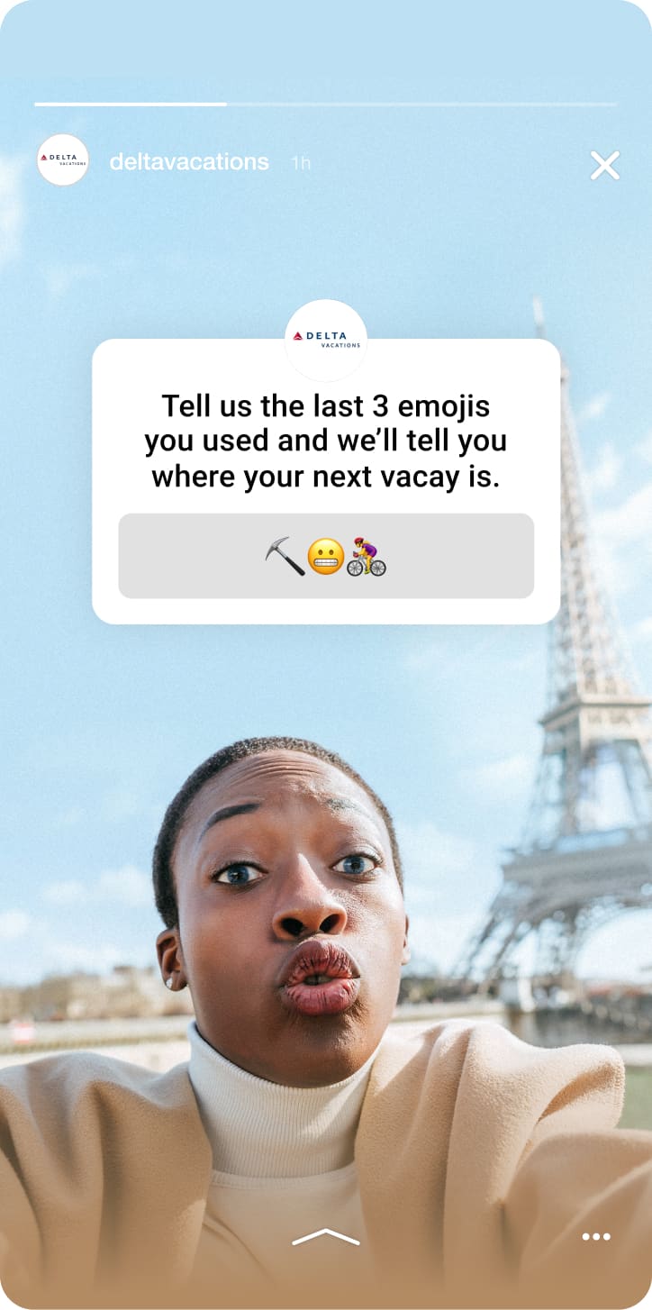 Delta Vacations Instagram reel