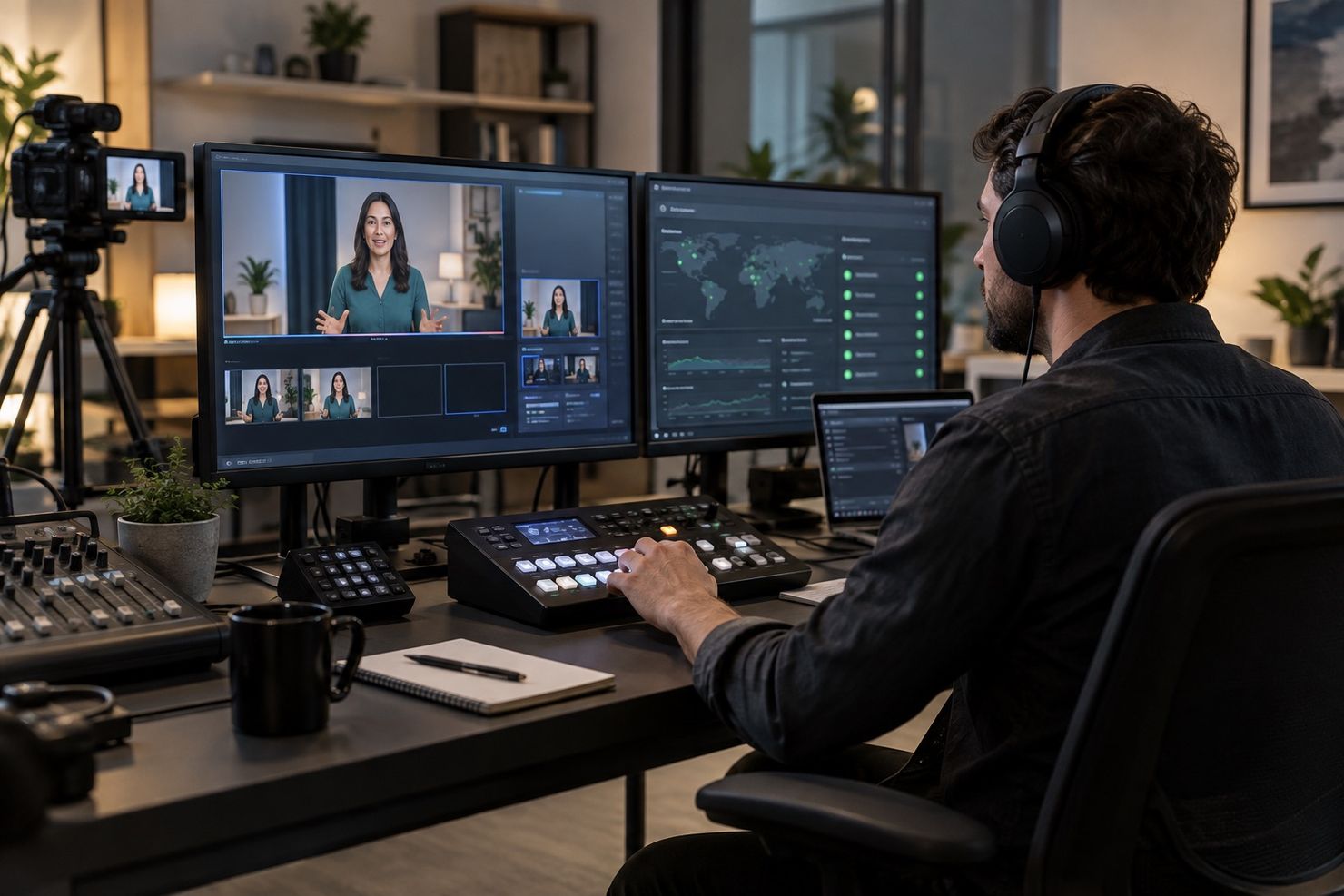 Media platform operator managing live digital workloads close to where services are delivered