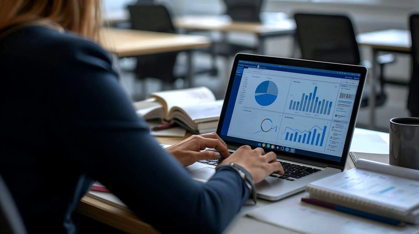 Technology leader reviewing cloud utilisation trends and operational performance measures