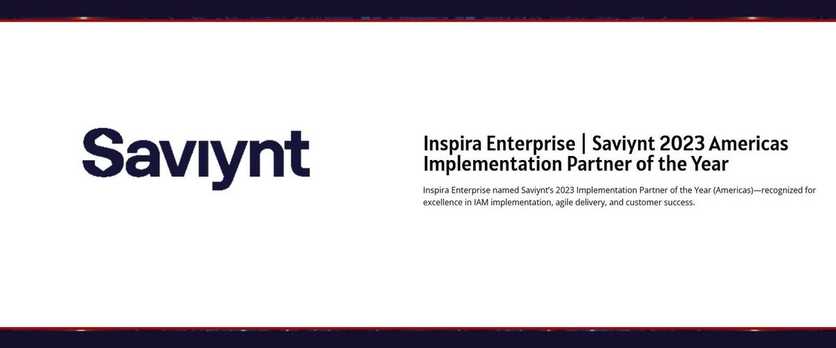Saviynt Implementation Partner of the Year Award 2023