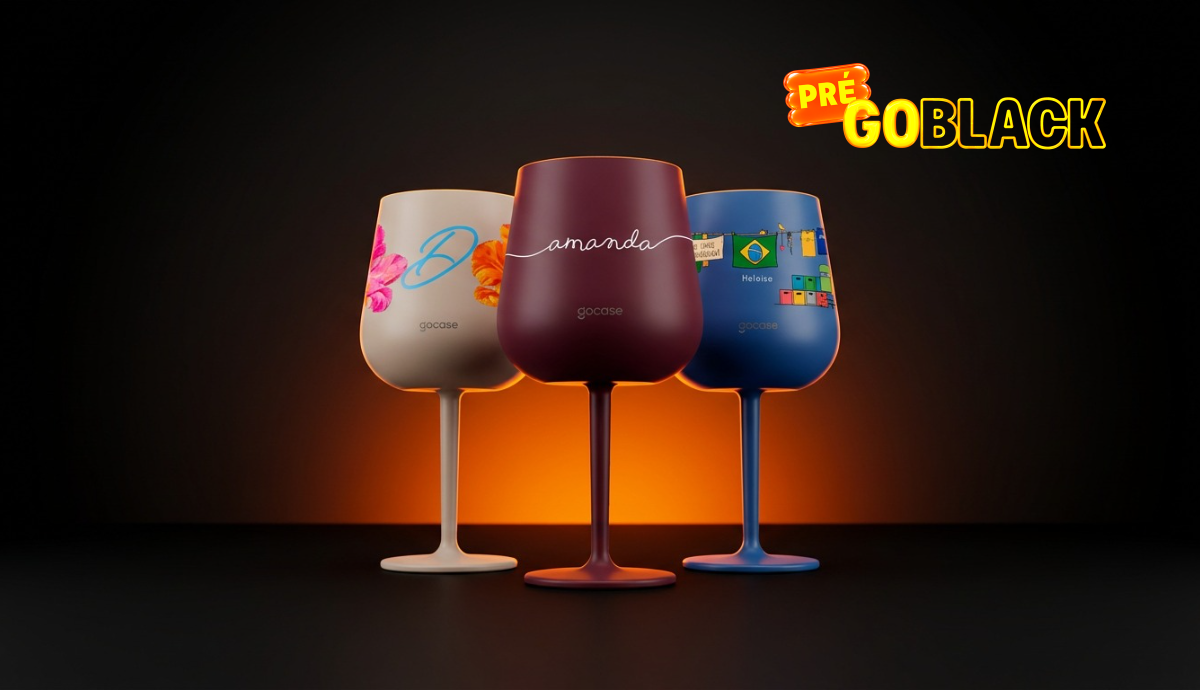 Taças Térmicas Drink 420 rosa claro e vinho com estampas