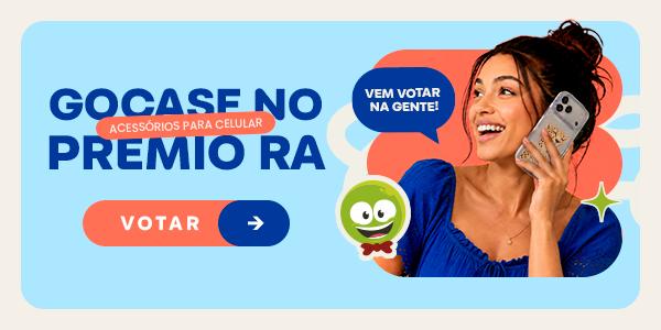 Gocase no Prêmio Reclame Aqui — acessórios para celular. Seu voto é essencial