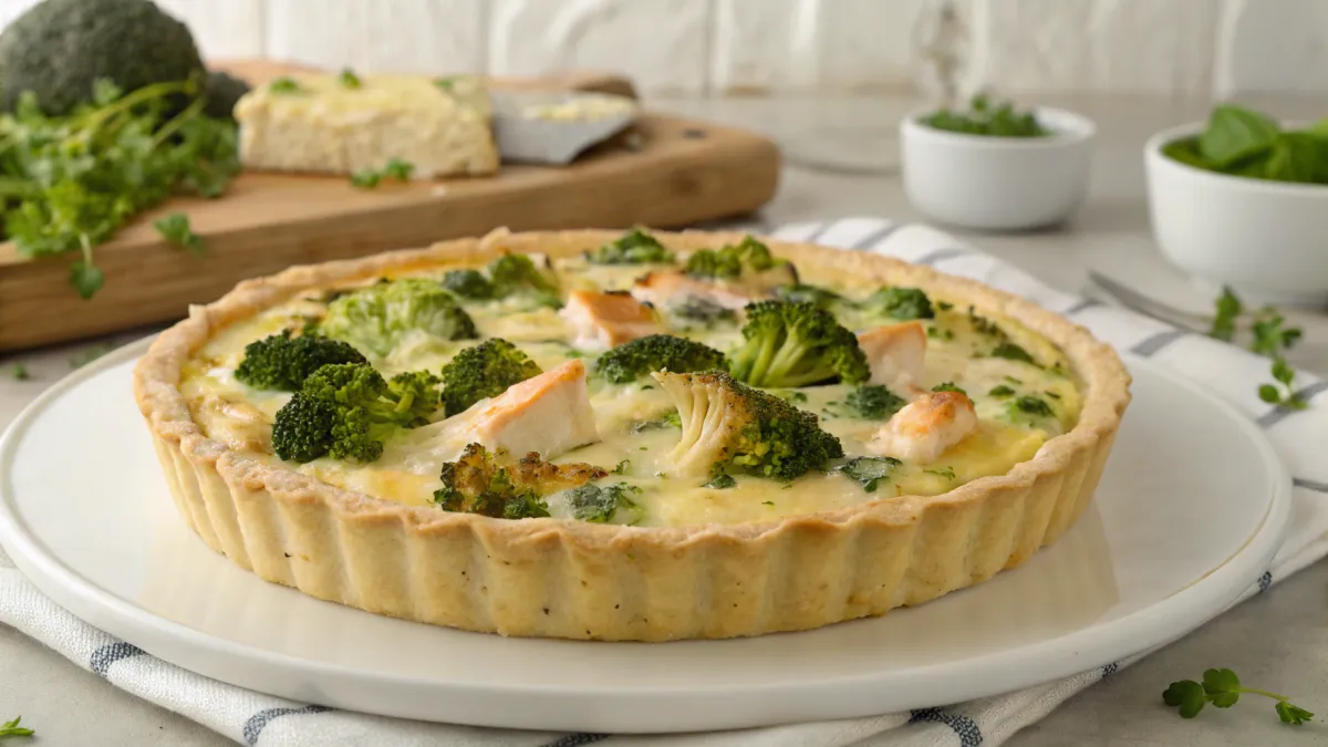 Heerlijke Quiche met Broccoli en Kip