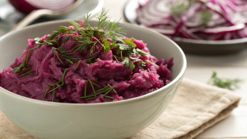 Diepvries Rode Kool Stampot met een Kruiden Twist