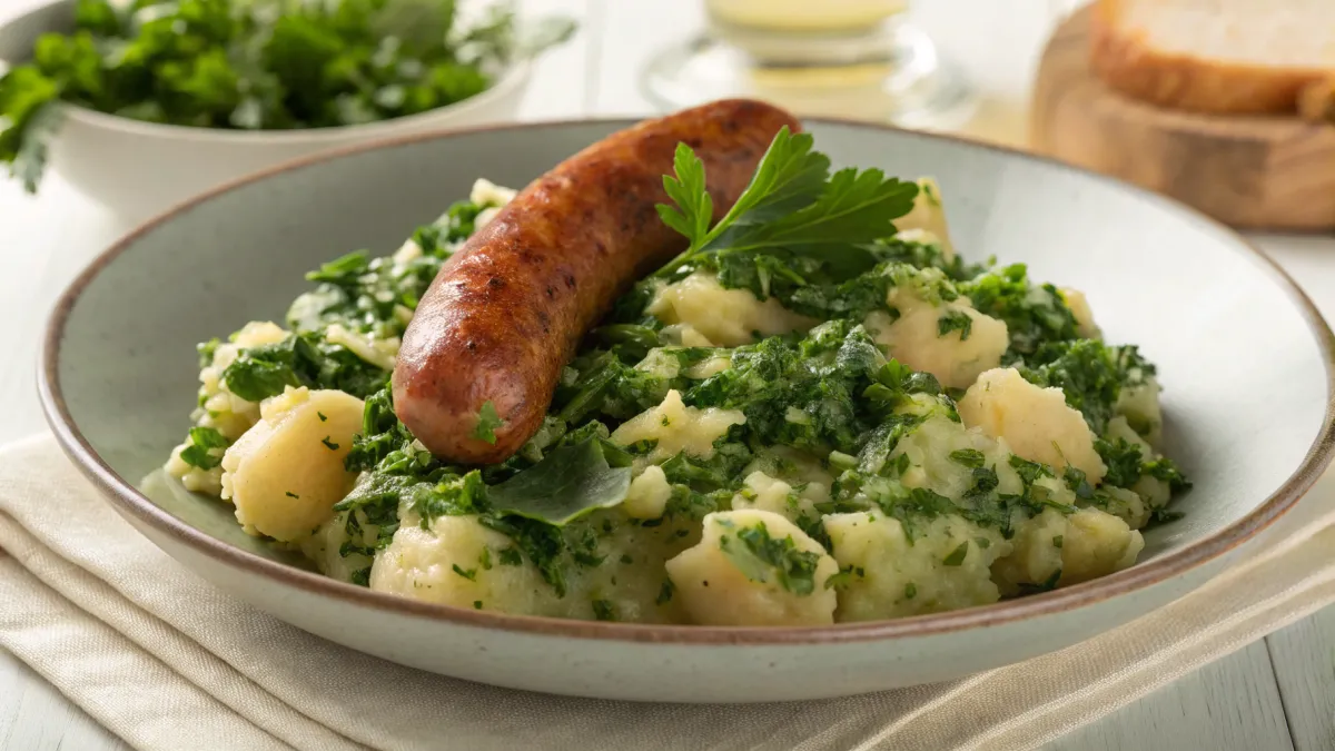 Boerenkoolstamppot met Worst