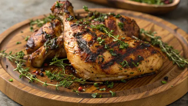 Gegrilde kip met Puerto Ricaanse kruiden