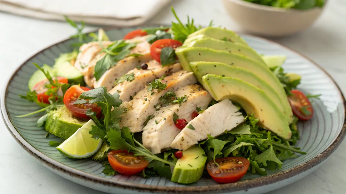 Verfrissende Kipsalade met Avocado