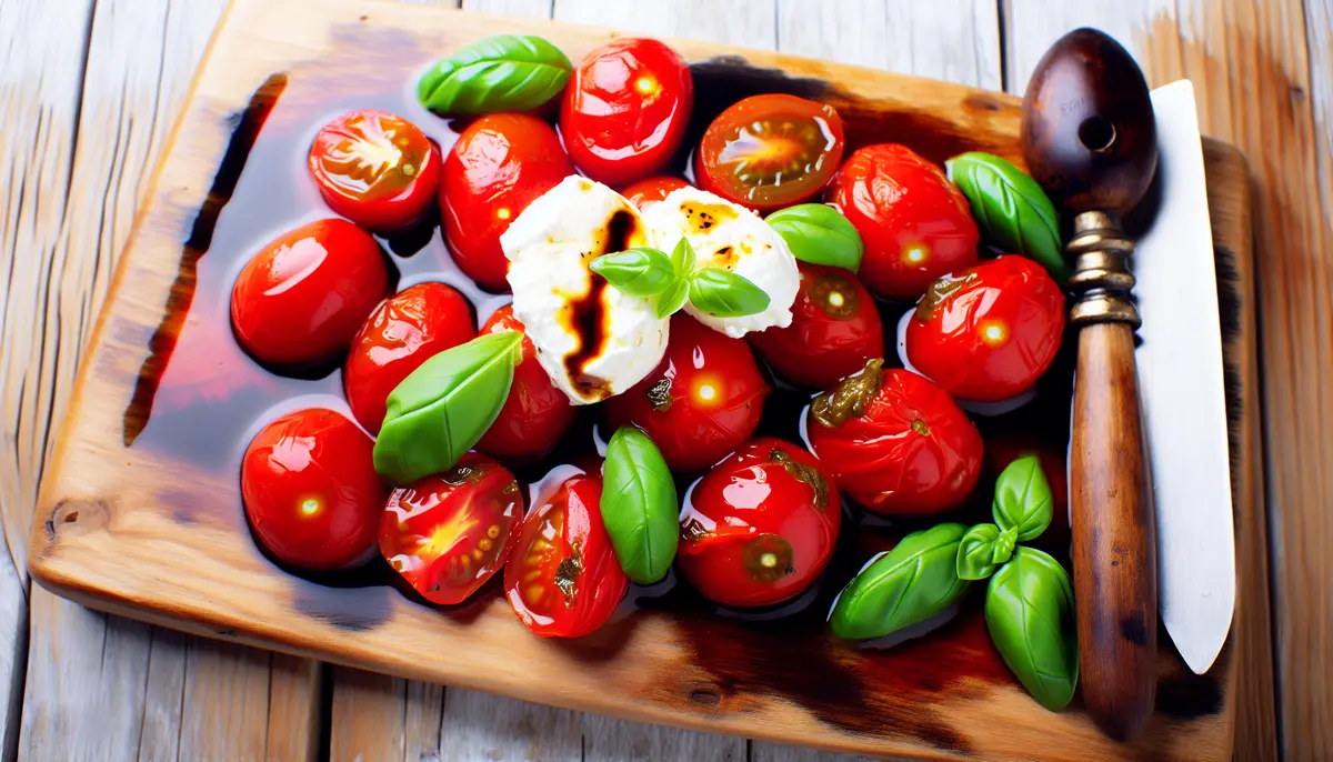 Gemarineerde Tomaatjes met Burrata