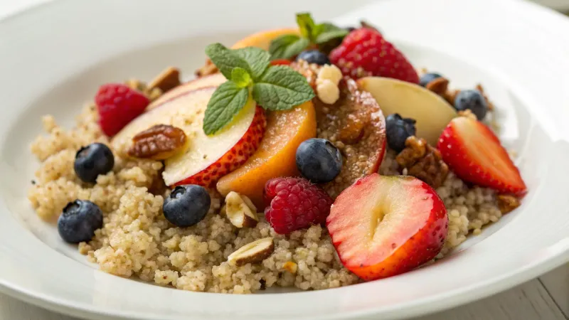 Heerlijk Quinoa Ontbijt met Fruit en Noten