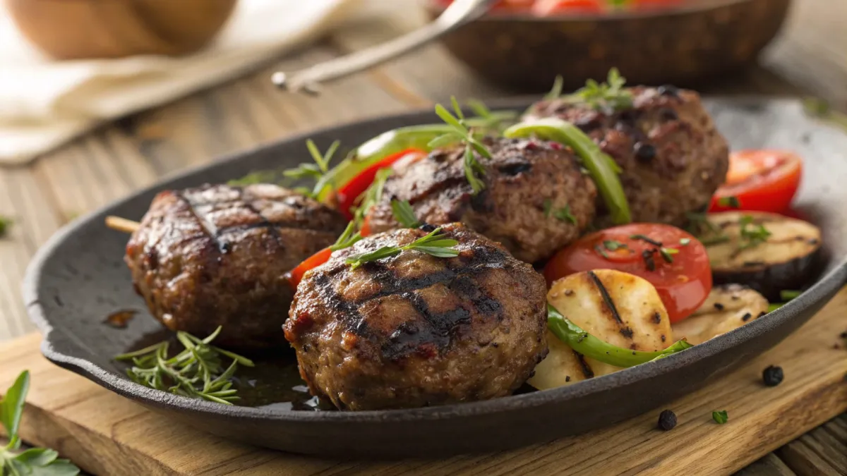 Gegrilde Hongaarse rundergehaktballetjes