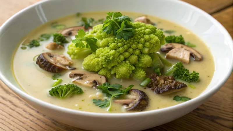 Romige Paddenstoelen Soep