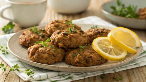 Creoolse rundergehakt ontbijtkoekjes