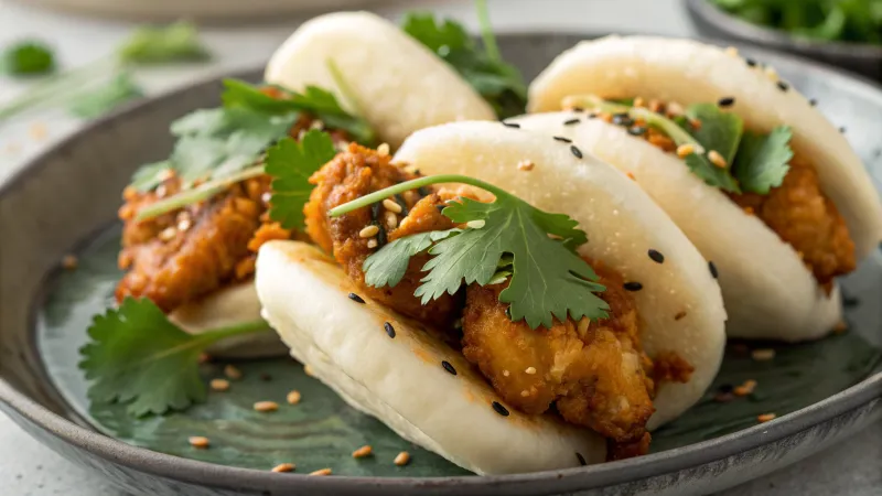 Krokante Kip Bao Buns