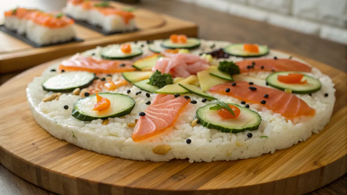 Sushi Pizza: Een Creatieve Combinatie van Smaken
