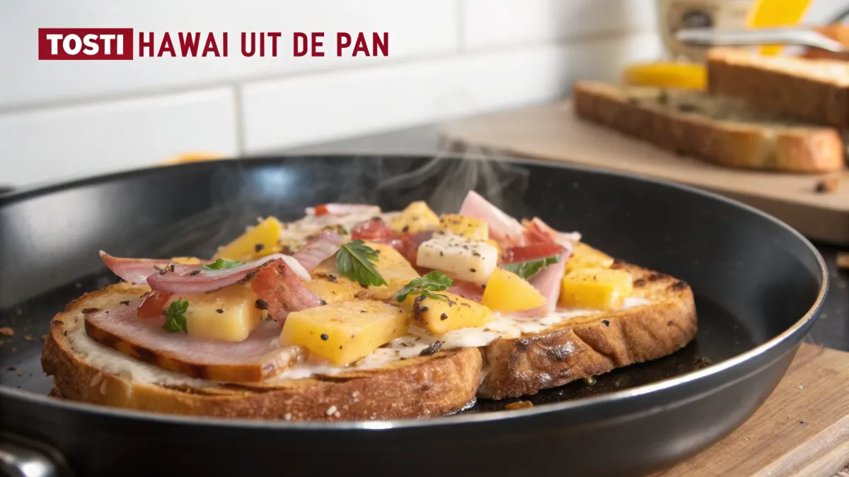 Tosti Hawaï uit de Pan