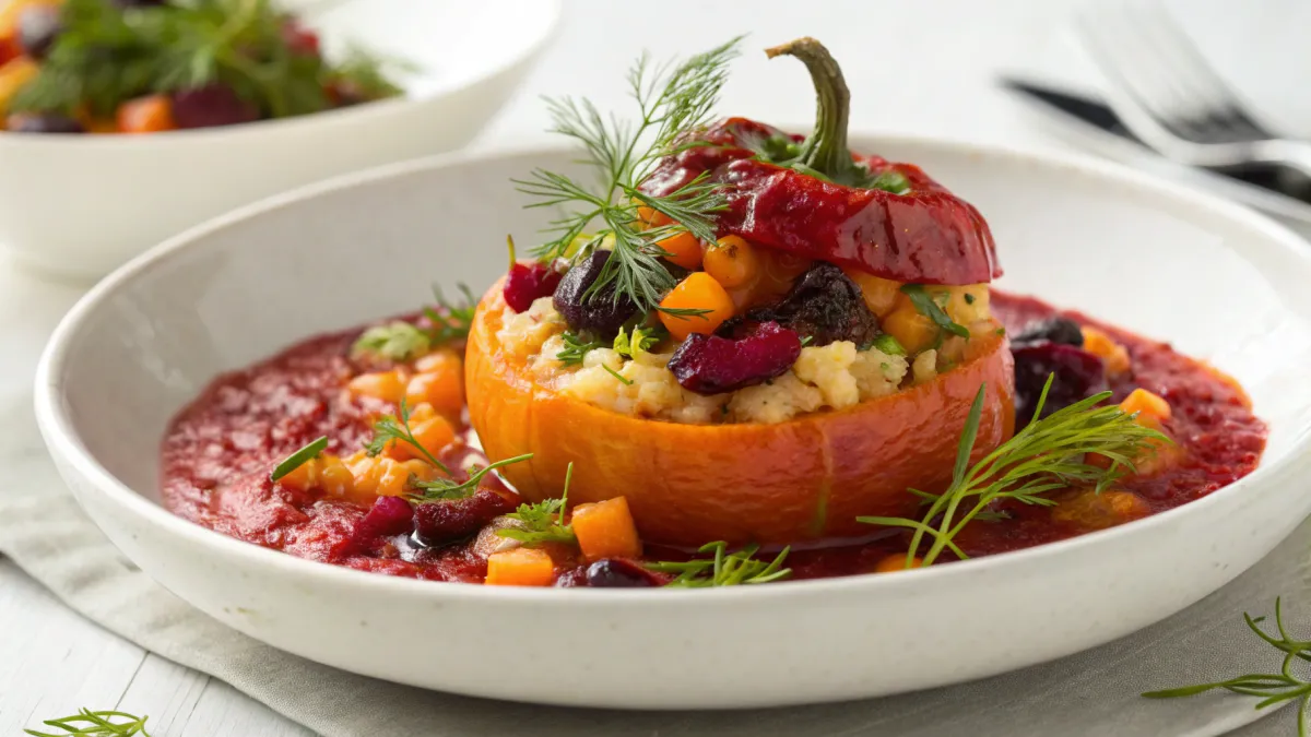 Rodekool Stampot met een Twist