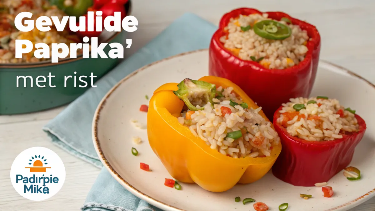 Gevulde Paprika’s met Rijst