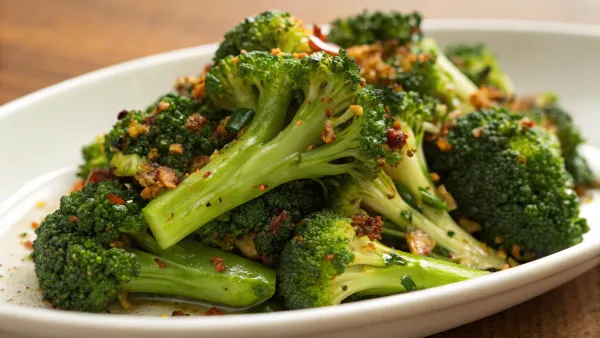 Blancheren van broccoli met Puerto Ricaanse kruiden