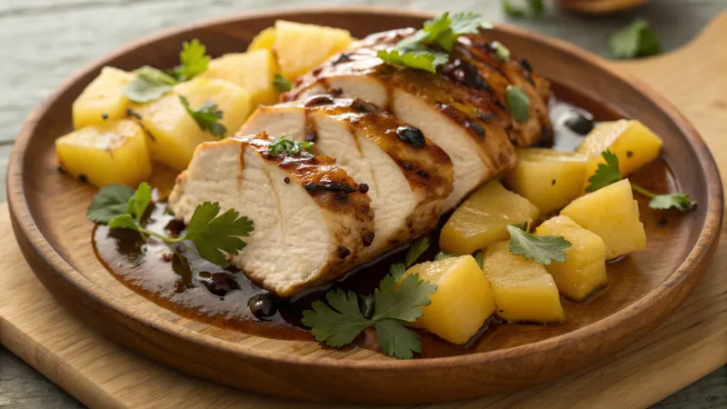 Heerlijke Polynesische Kip met Ananas en Sojasaus