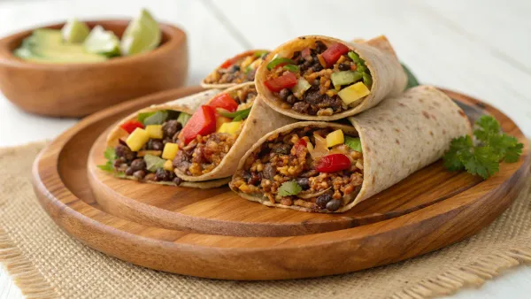 Lichte Tex-Mex linzenwraps