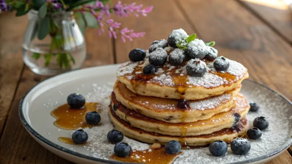 Zweedse bosbessenpannenkoeken