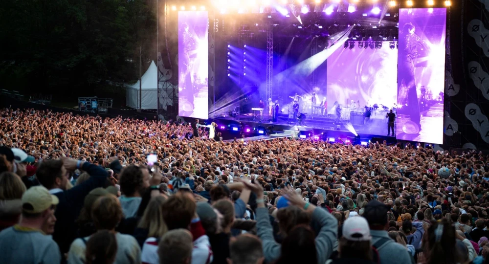 Rundt 100.000 skal innom Øyafestivalen i år. Foto av Anki N. Grøthe.