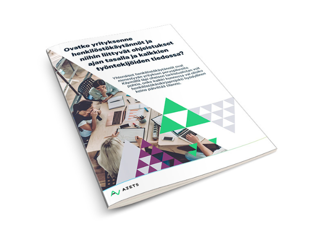 Henkilöstökäsikirjan tarkistuslista