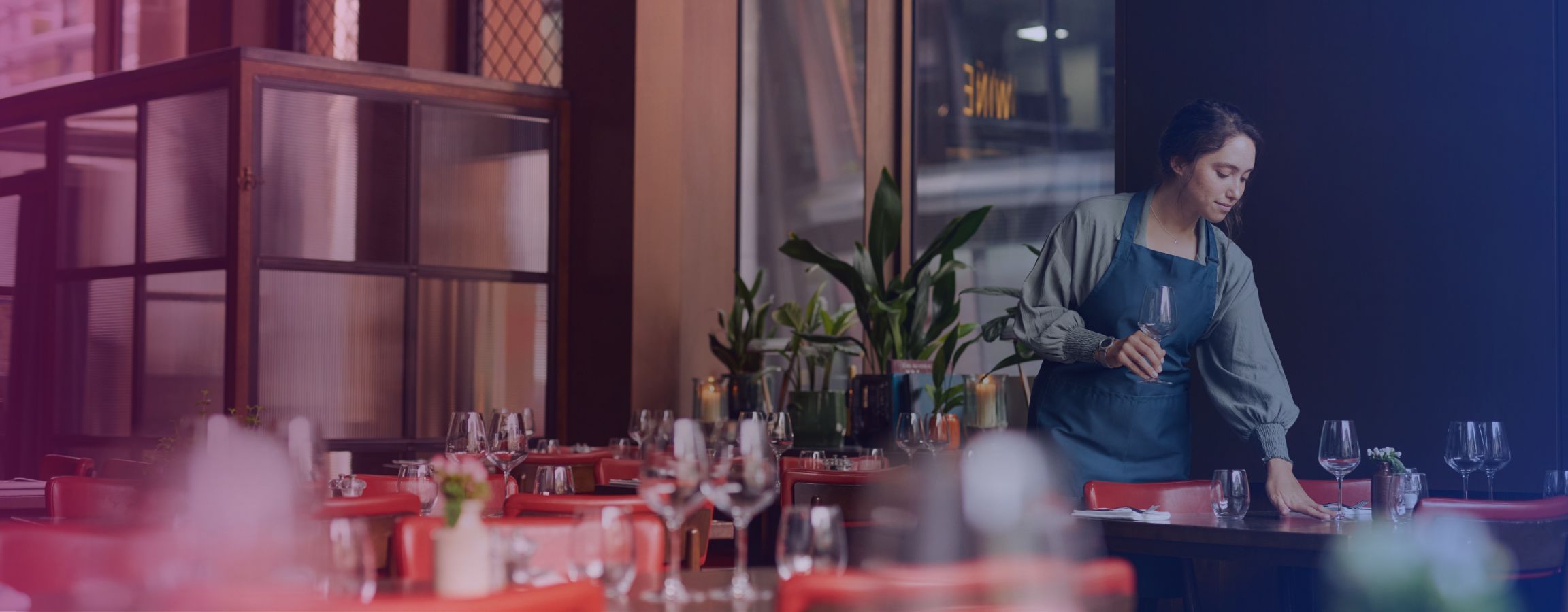 Employee working in hospitality