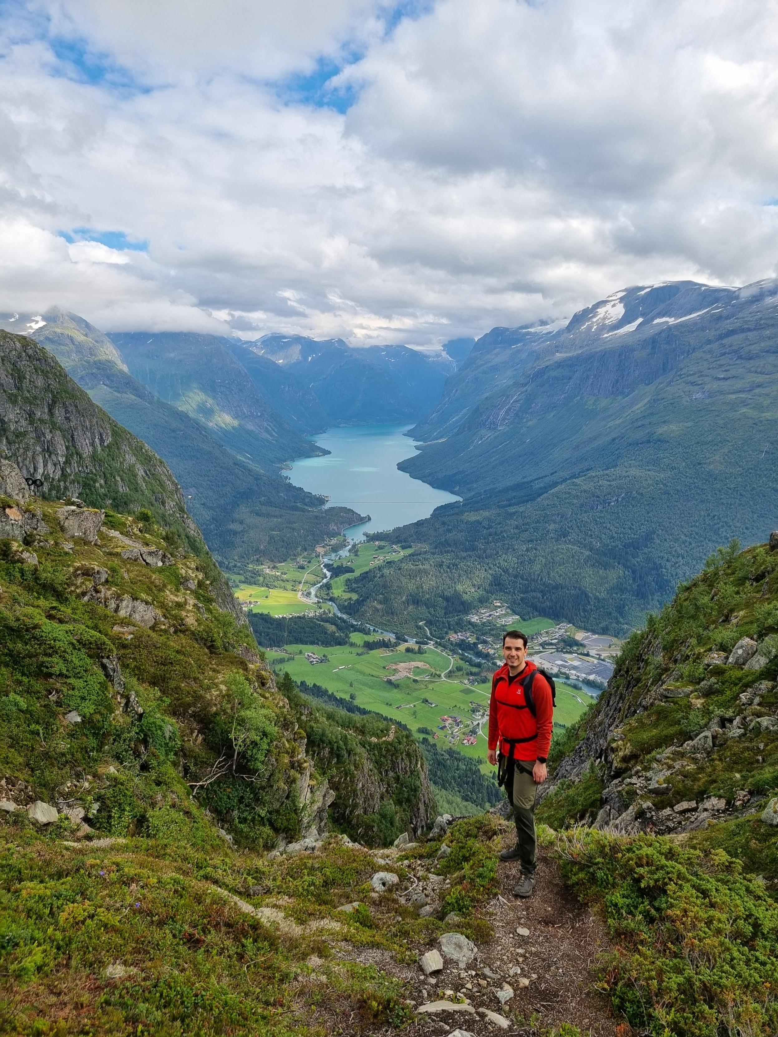 Viktor Pavlov hiking