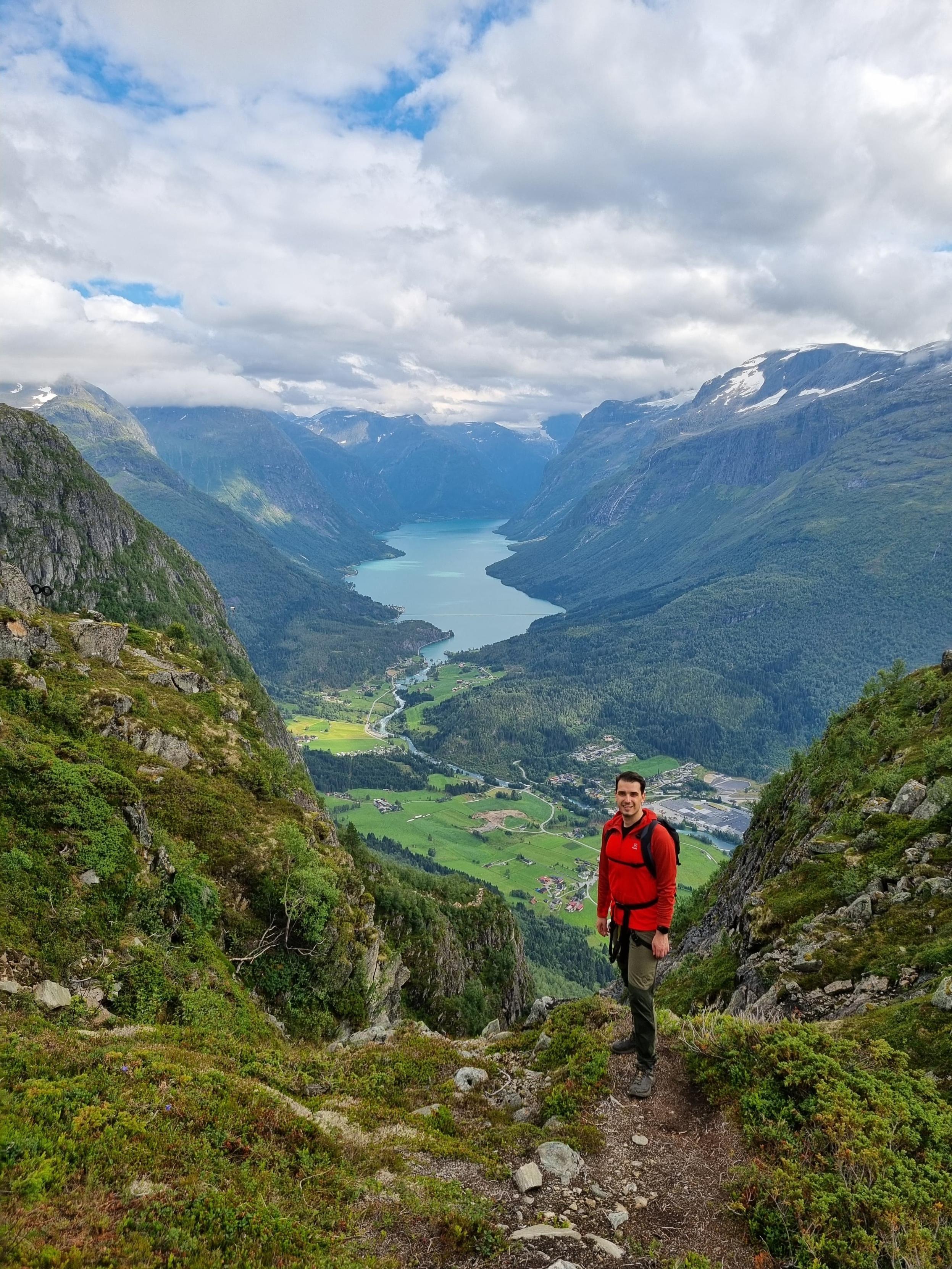 Viktor Pavlov hiking