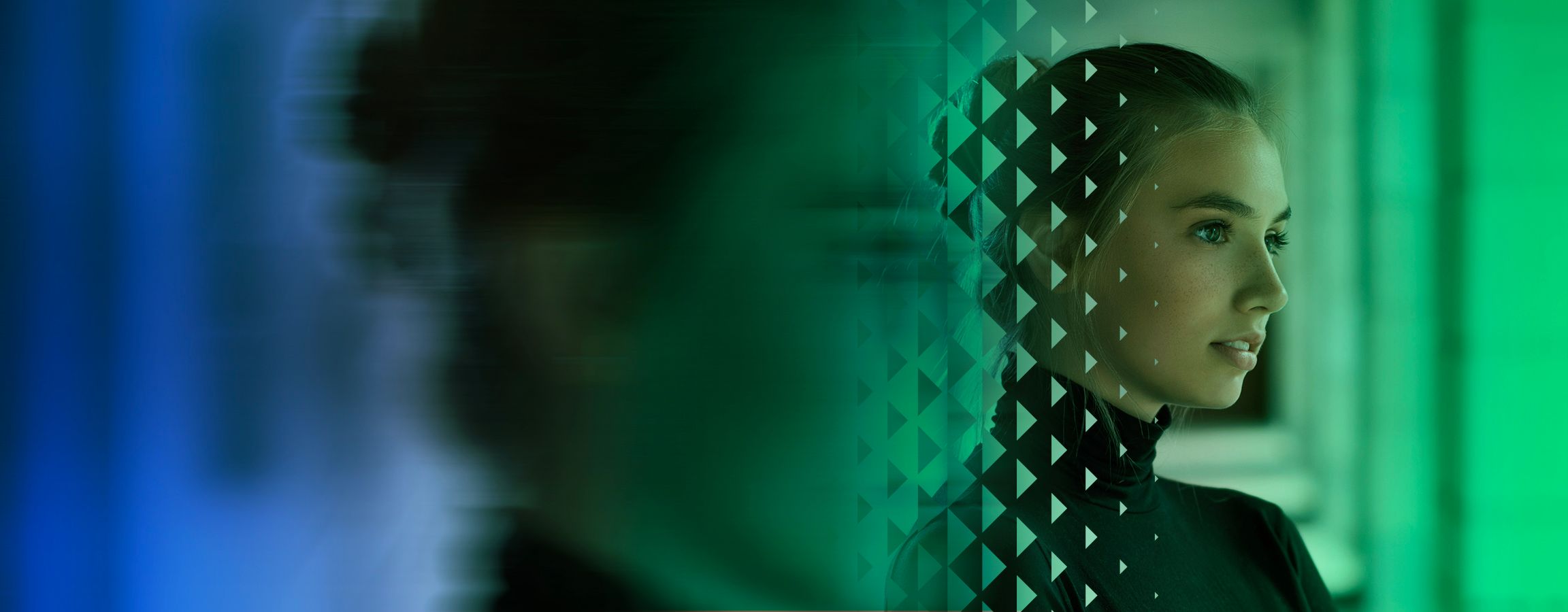 Woman looking into the distance