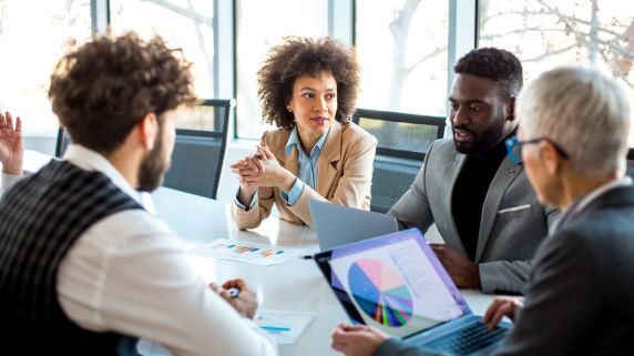 Business people having a meeting in the conference room