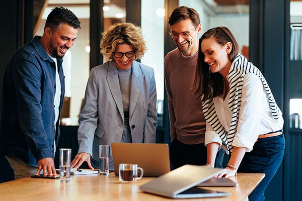 Network at an office