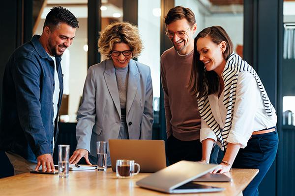 Network at an office