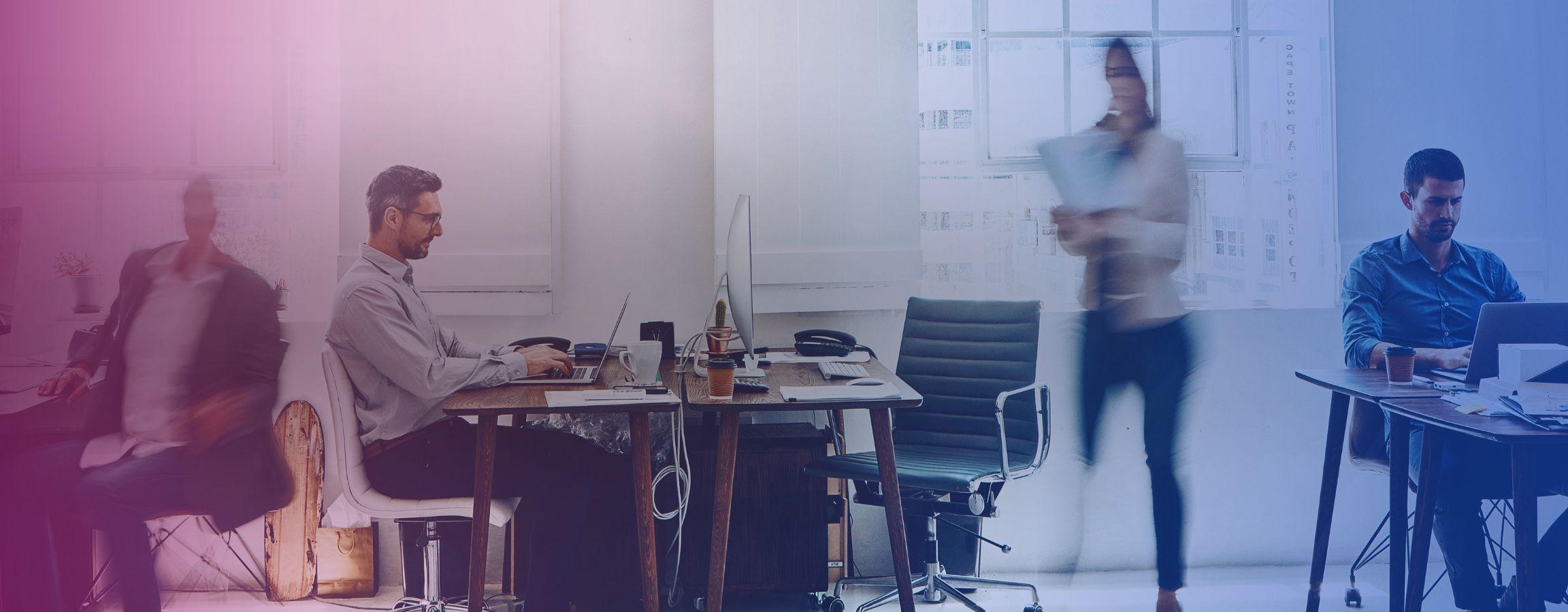 A stock image of an office