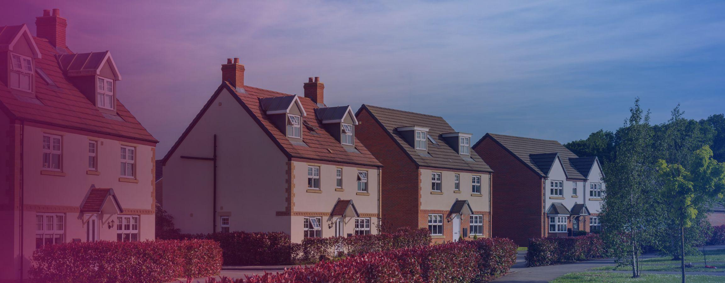 Image of houses on a street
