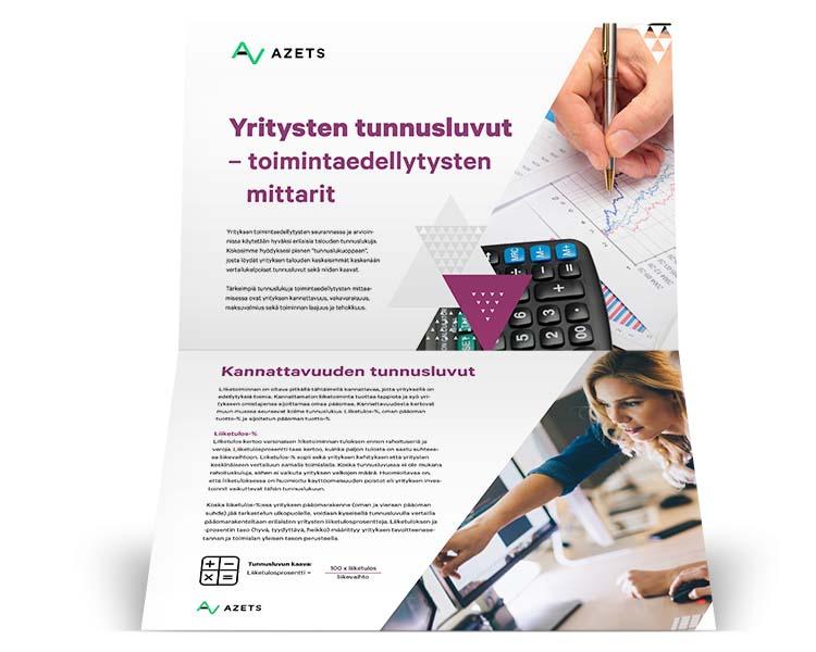 Yrityksen tunnusluvut -opas